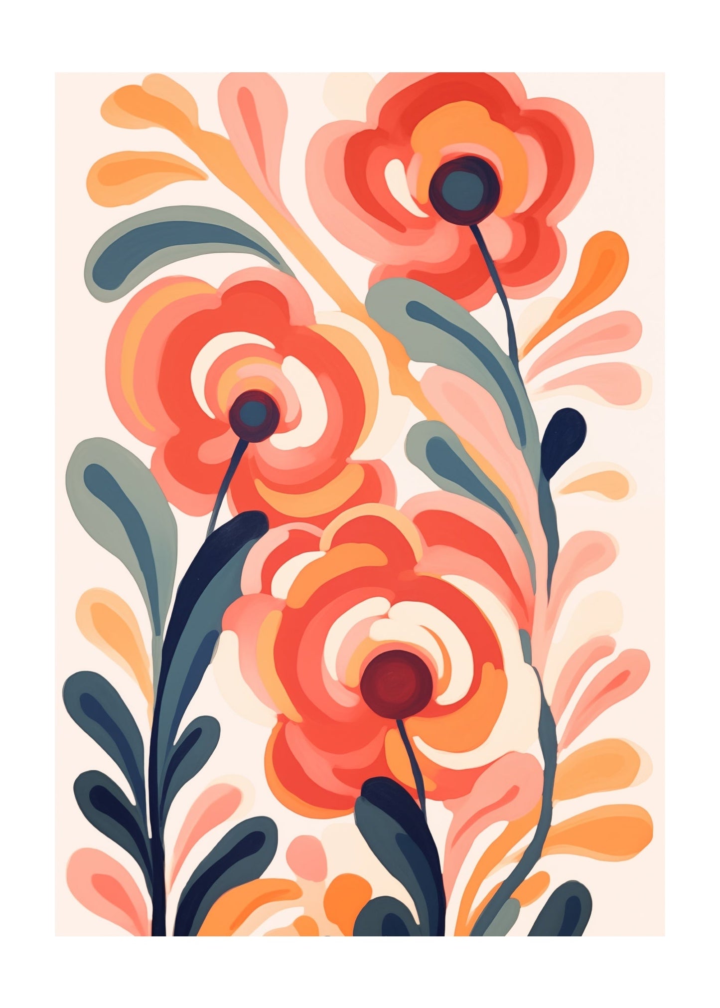 Botanical Breeze No. 9 Poster