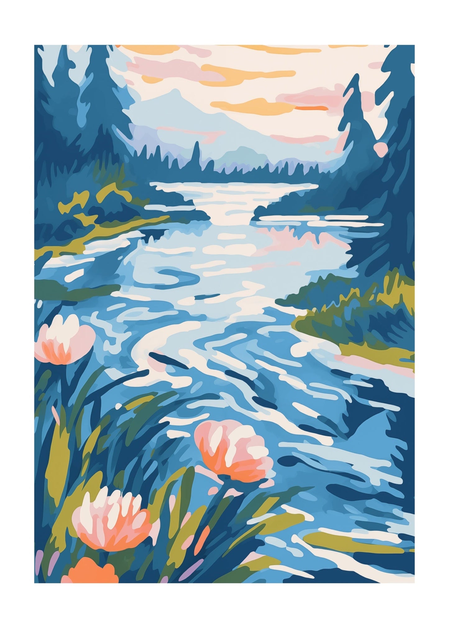 Botanical Breeze No. 25 Poster