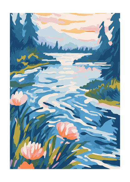 Botanical Breeze No. 25 Poster