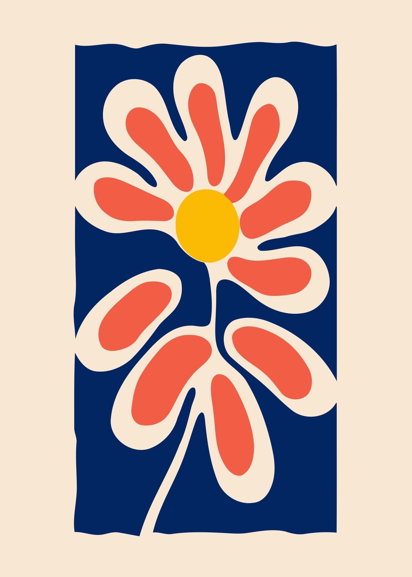 Retro Flora No. 1 Poster