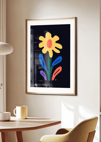 Retro Flora No. 5 Poster