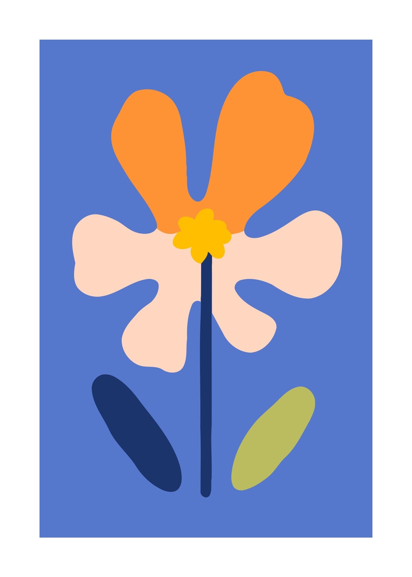 Retro Flora No. 6 Poster