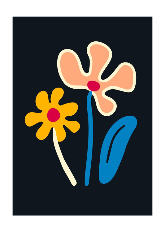 Retro Flora No. 8 Poster