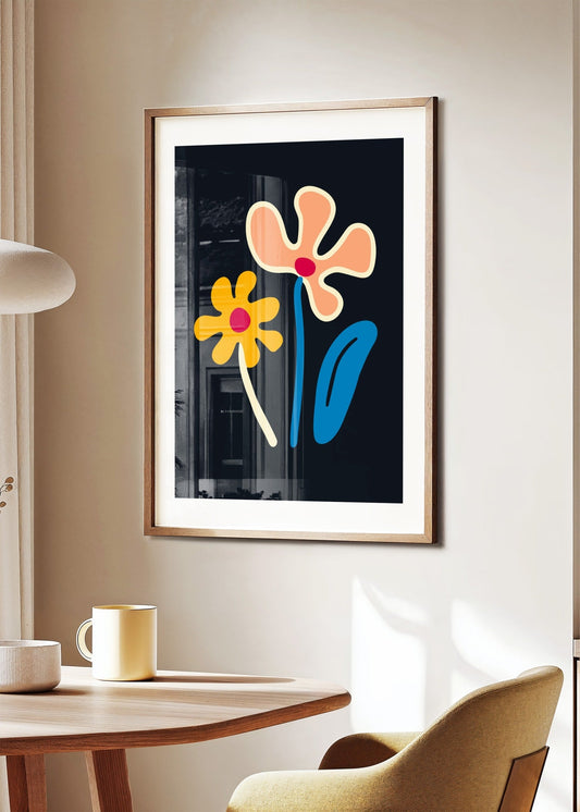 Retro Flora No. 8 Poster