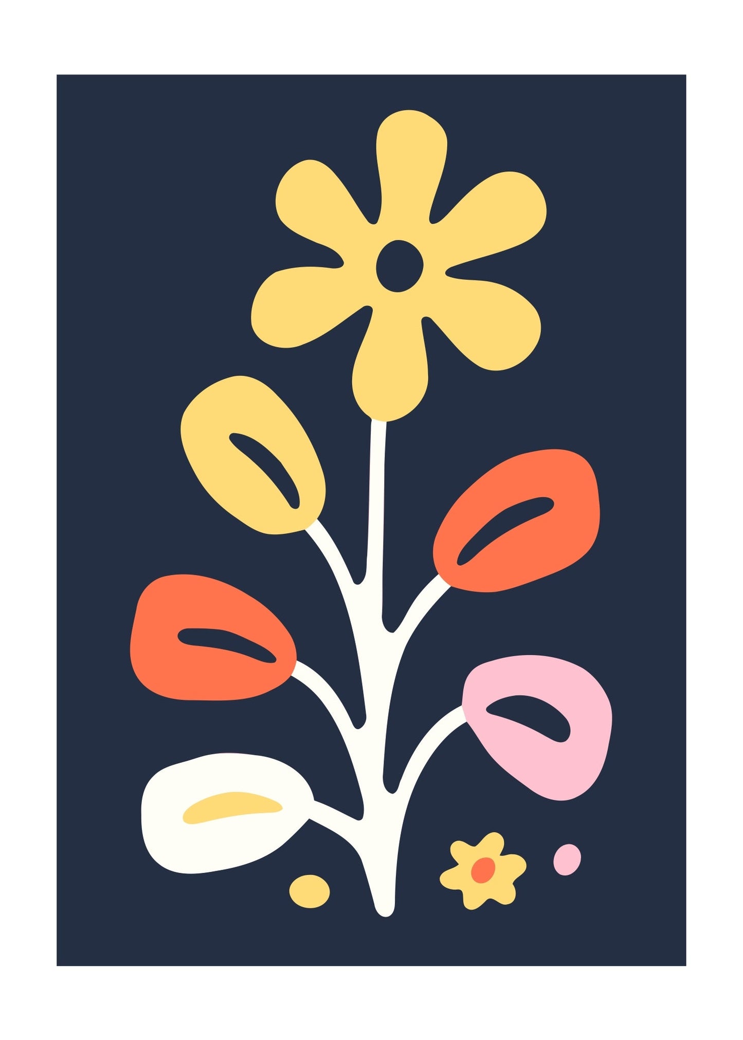 Retro Flora No. 13 Poster