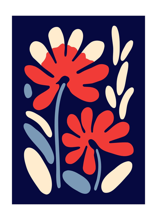 Retro Flora No. 14 Poster