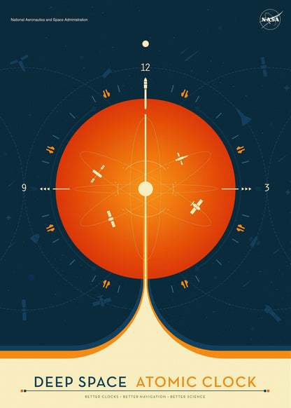 Deep Space Atomic Clock Poster