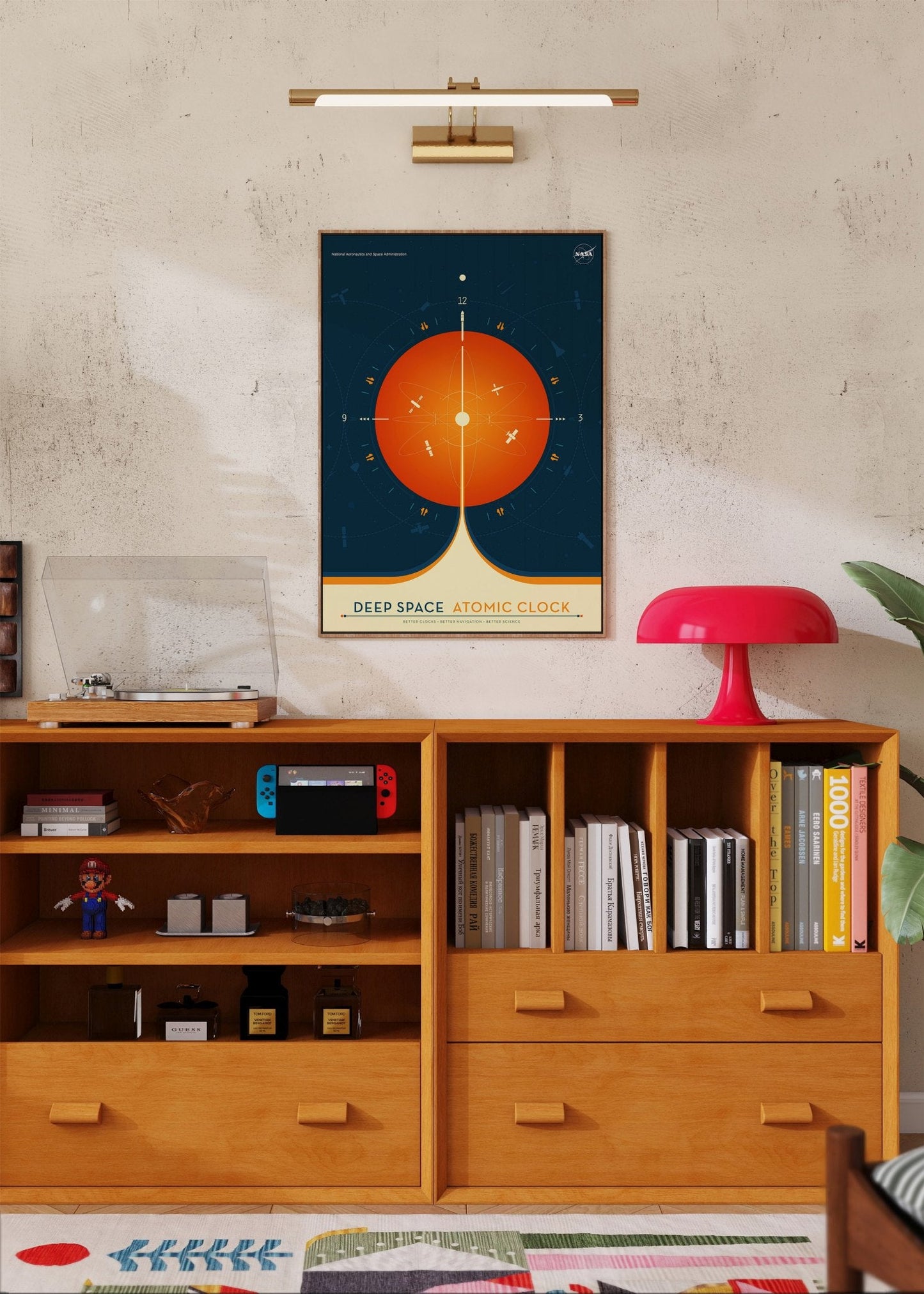 Deep Space Atomic Clock Poster