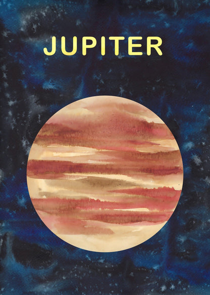 Celestial Orbit – Jupiter Poster