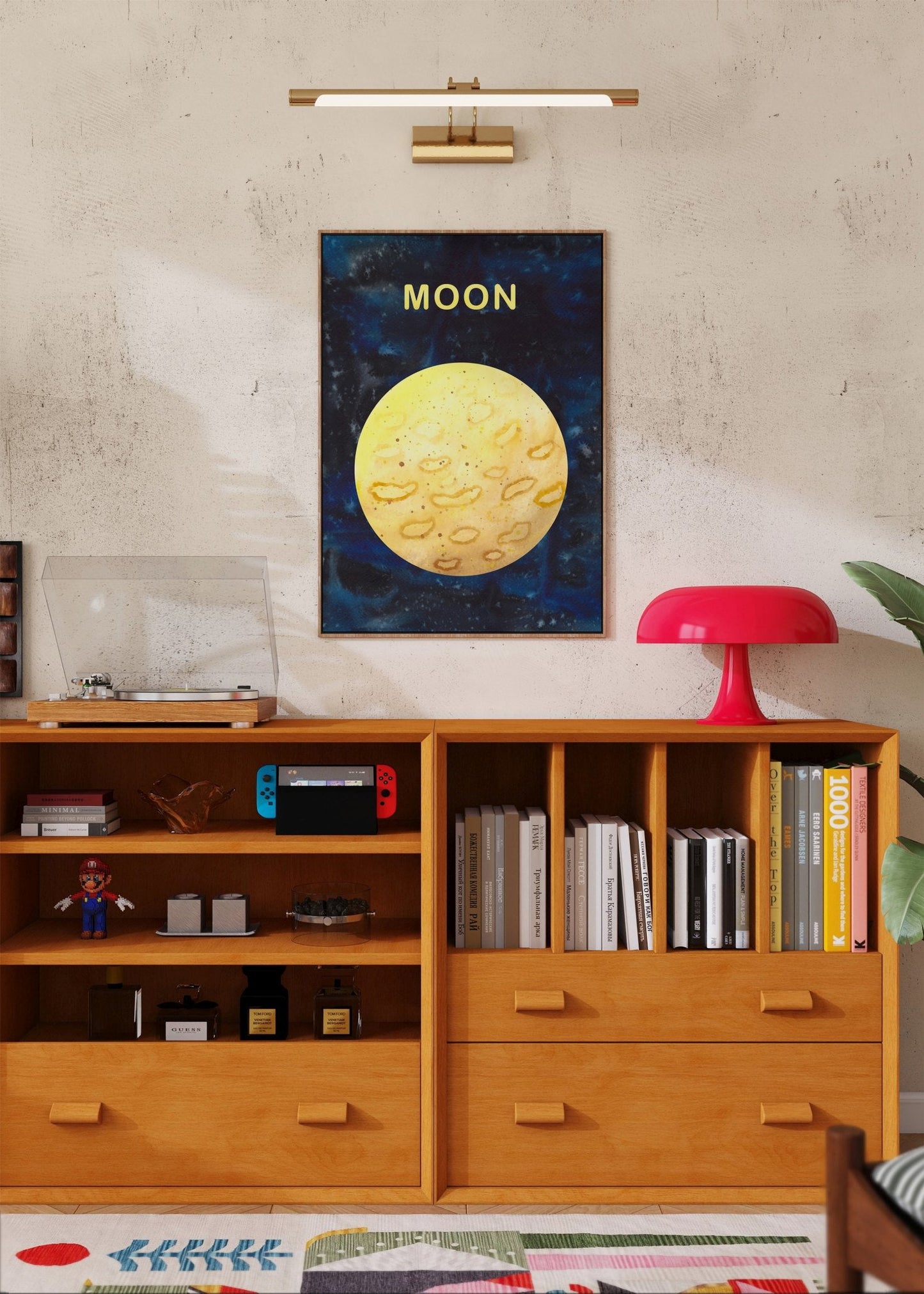 Celestial Orbit – Moon Poster