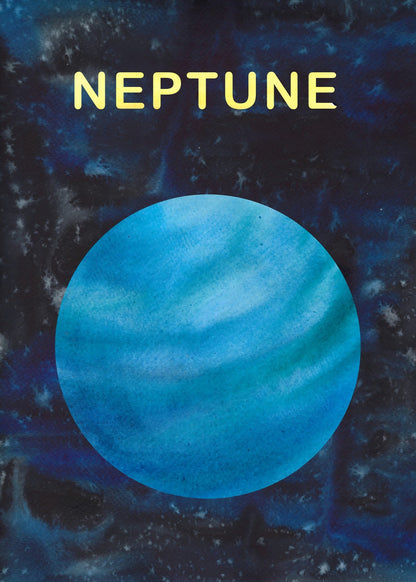 Celestial Orbit – Neptune Poster