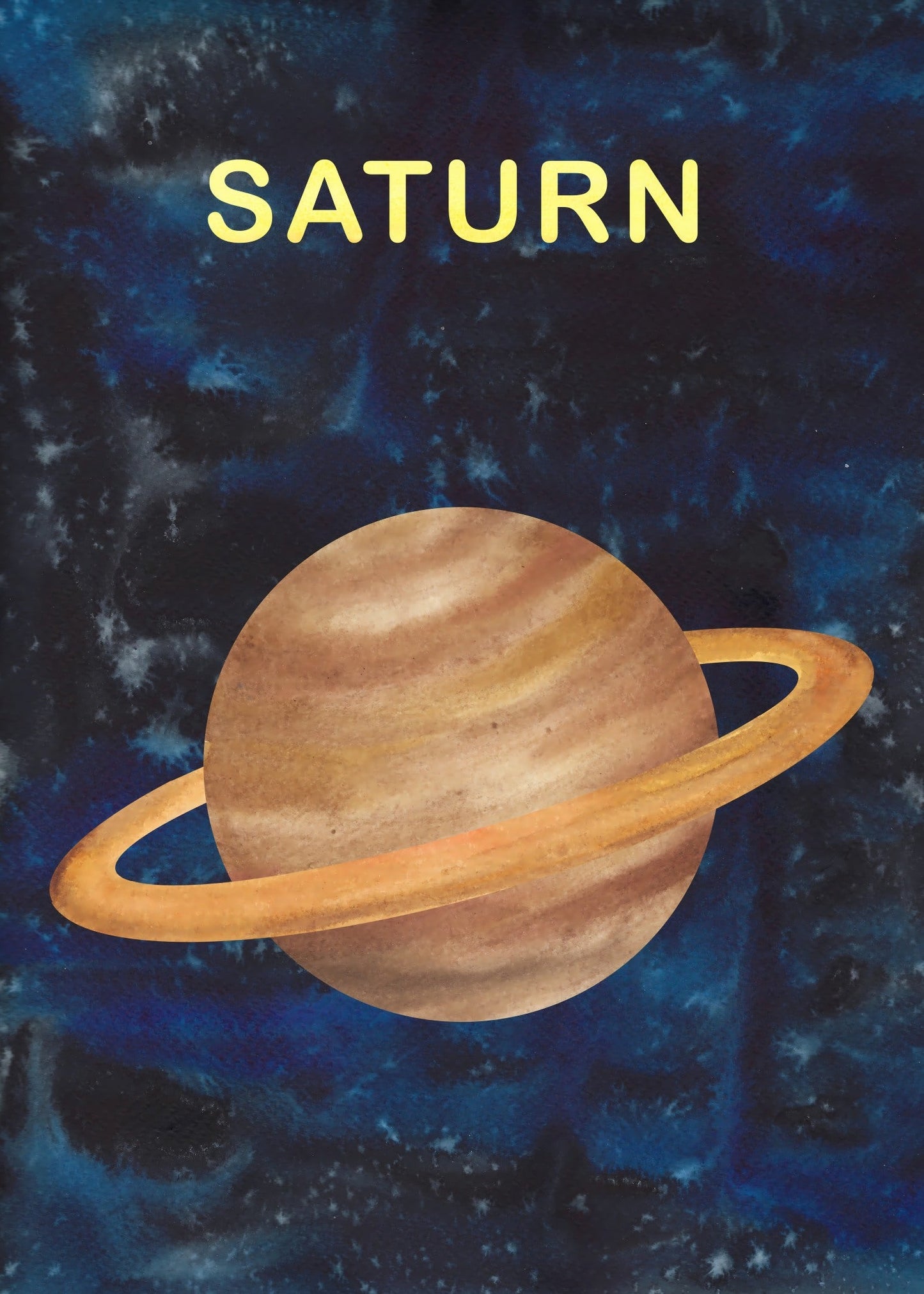 Celestial Orbit – Saturn Poster