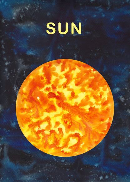 Celestial Orbit – Sun Poster