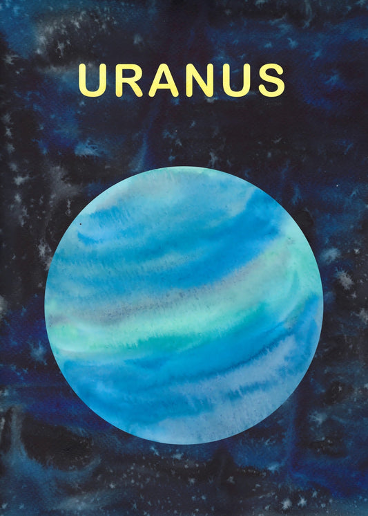 Celestial Orbit – Uranus Poster