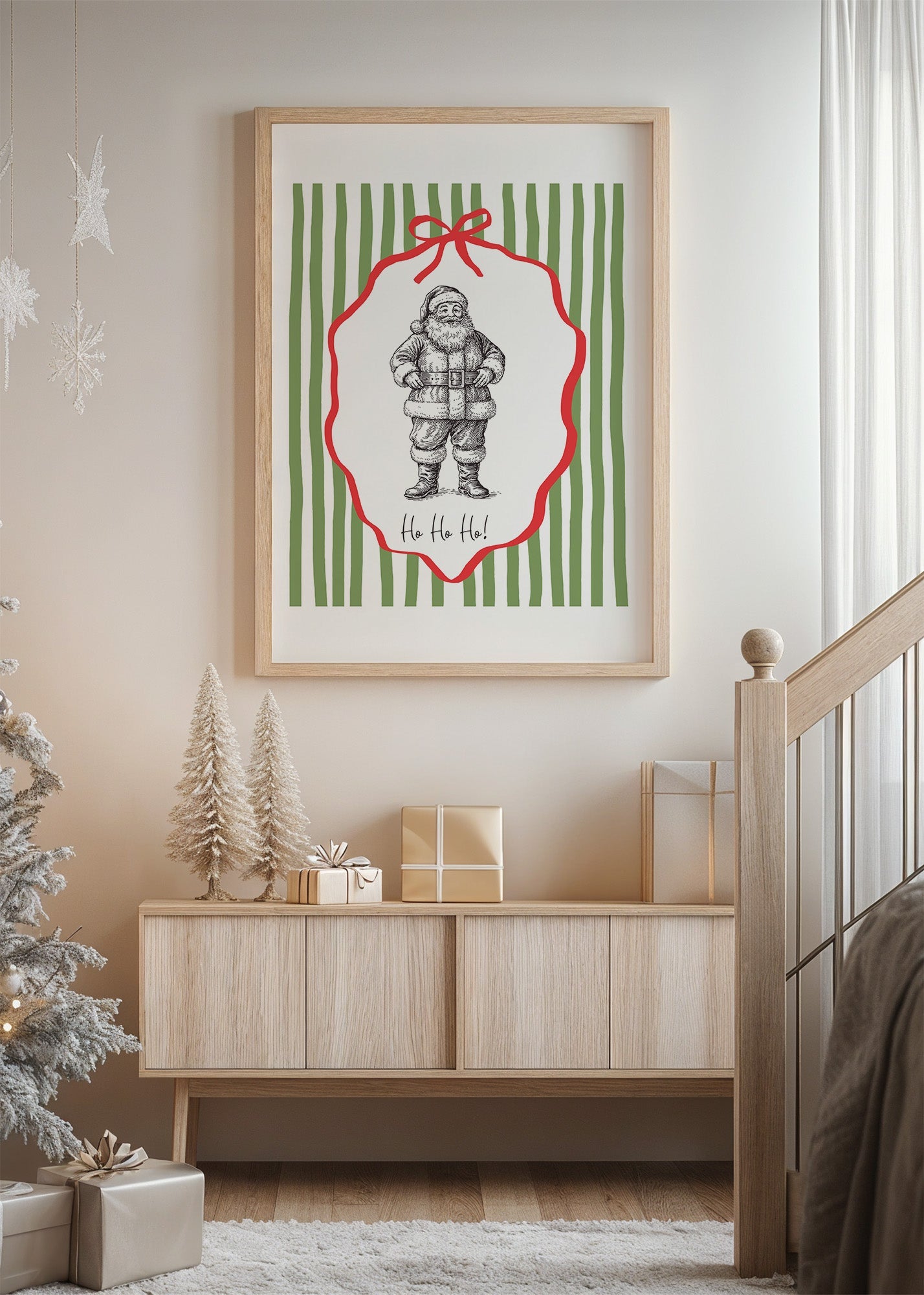 Classic Christmas Santa Poster
