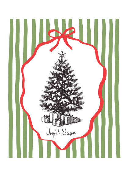 Classic Christmas Tree Poster