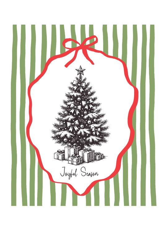 Classic Christmas Tree Poster