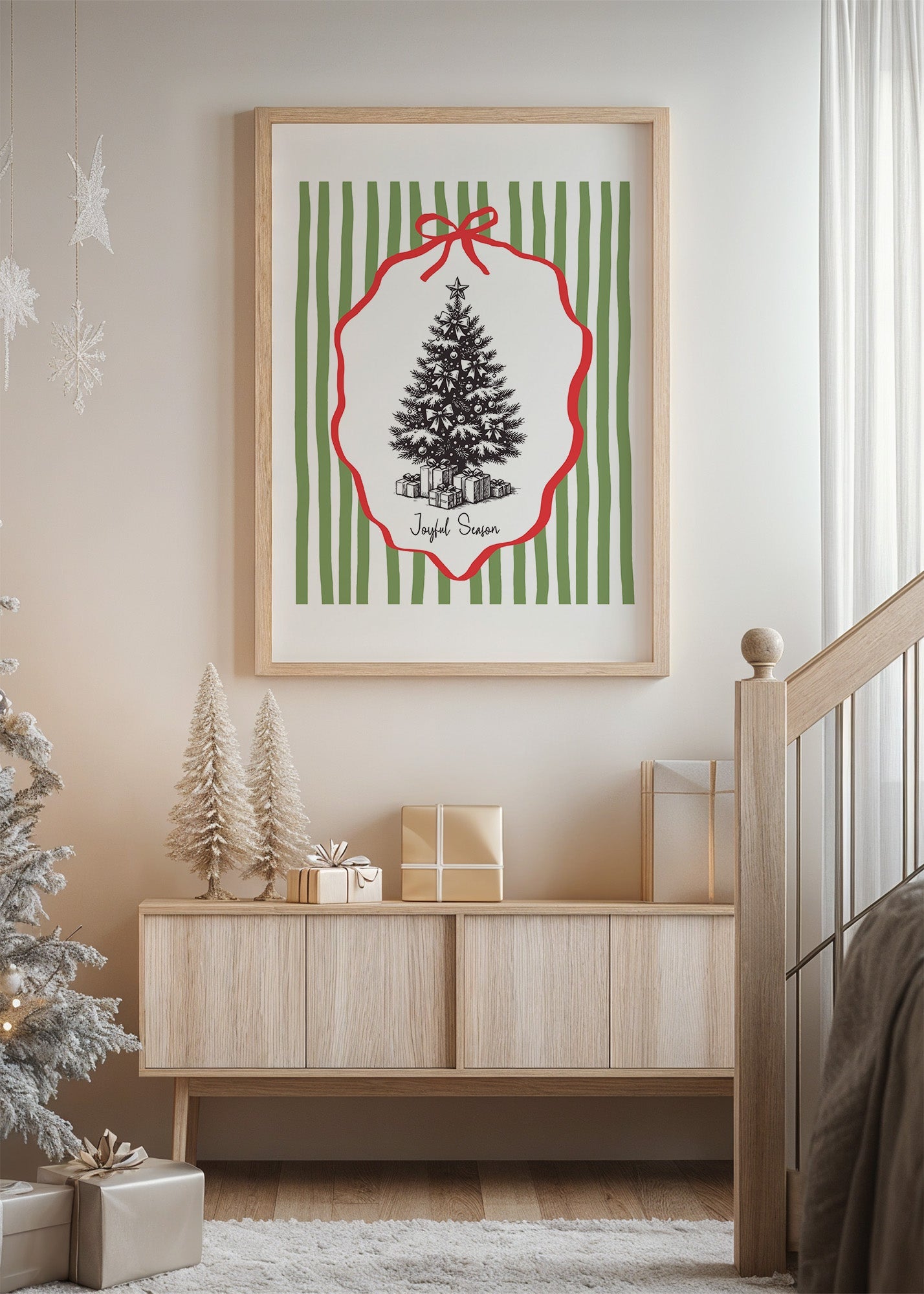 Classic Christmas Tree Poster