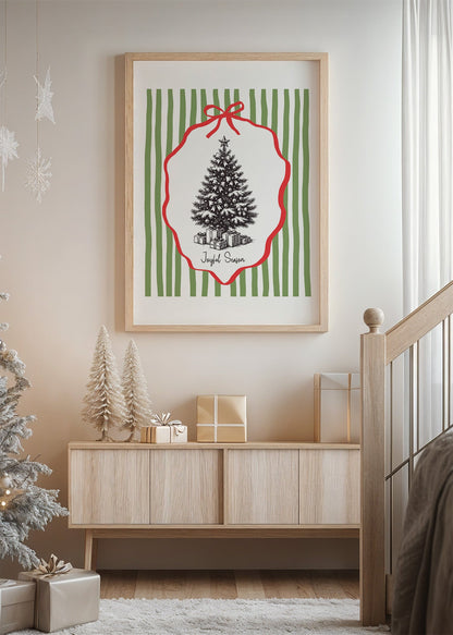 Classic Christmas Tree Poster
