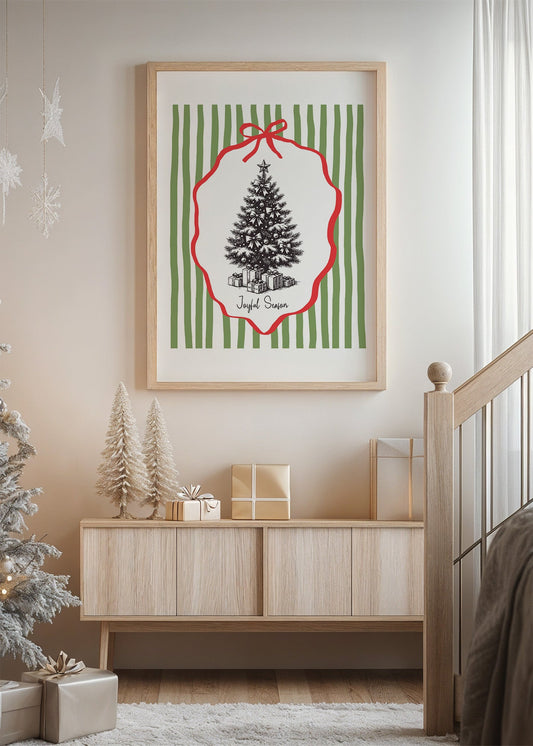 Classic Christmas Tree Poster