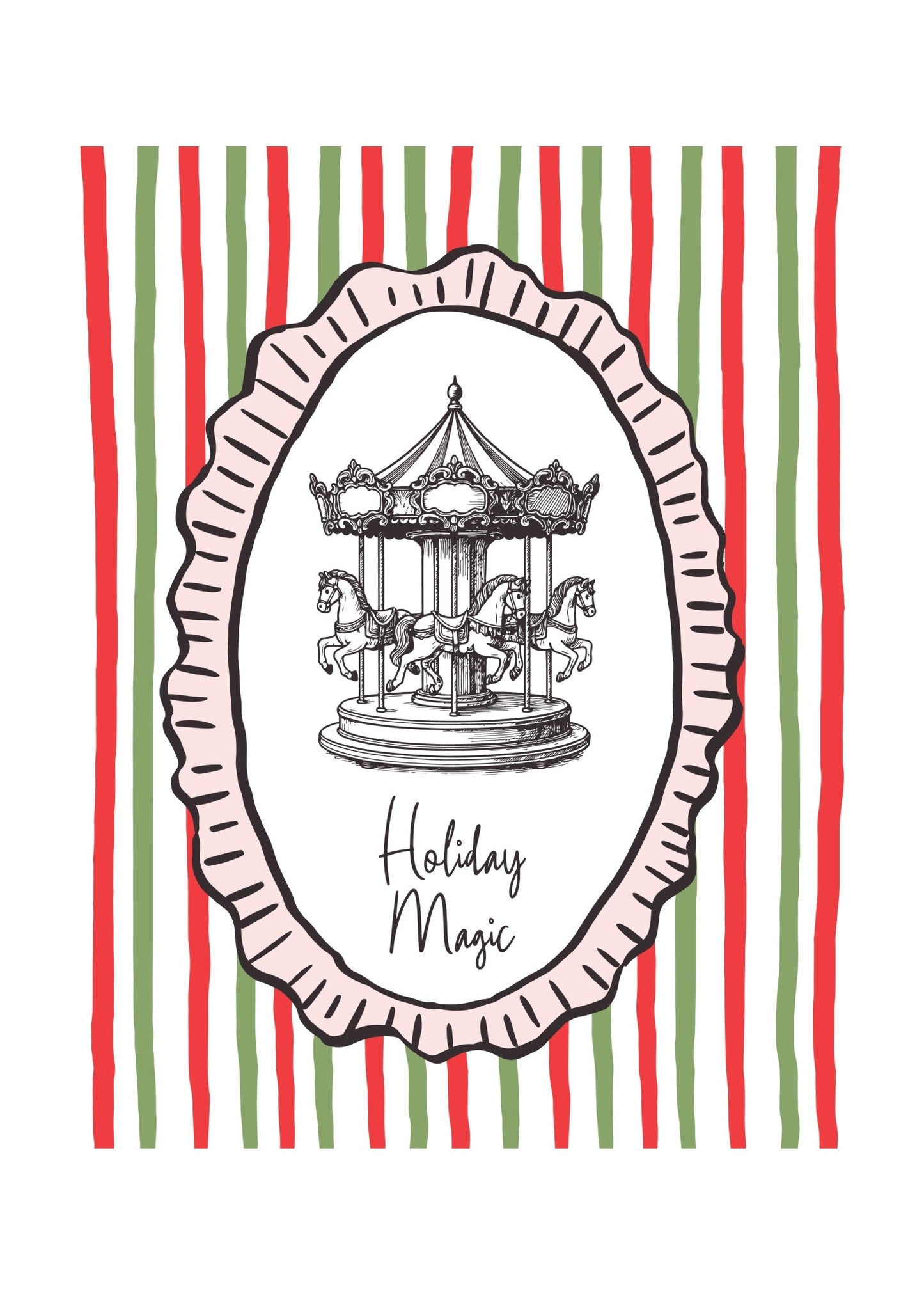 Christmas Express Carousel Poster