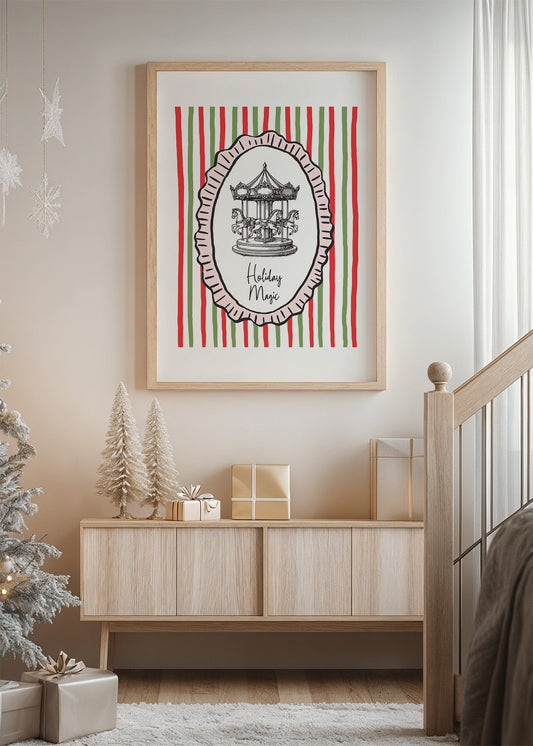 Christmas Express Carousel Poster