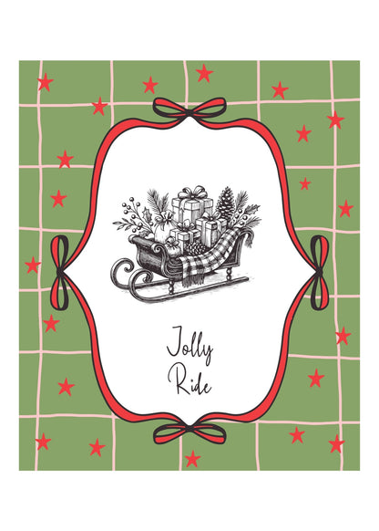Jolly Ride Sleigh Poster