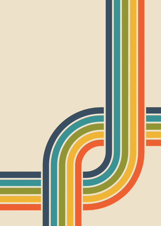 Vintage Stripes Poster No.2