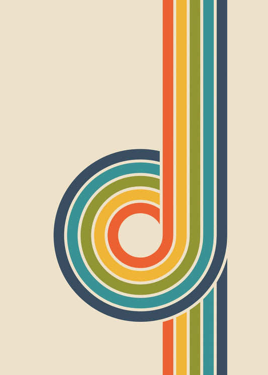 Vintage Stripes Poster No.3