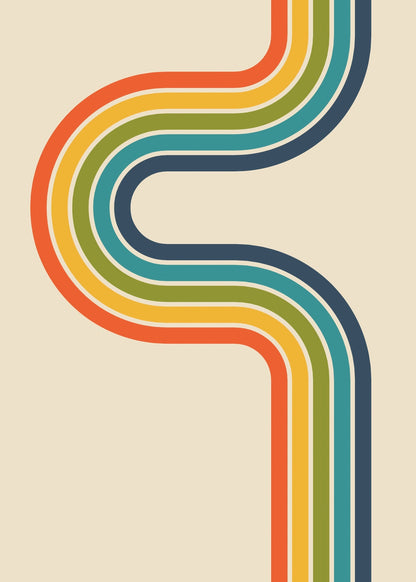 Vintage Stripes Poster No.5