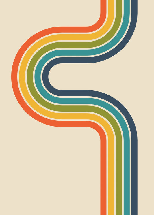 Vintage Stripes Poster No.5