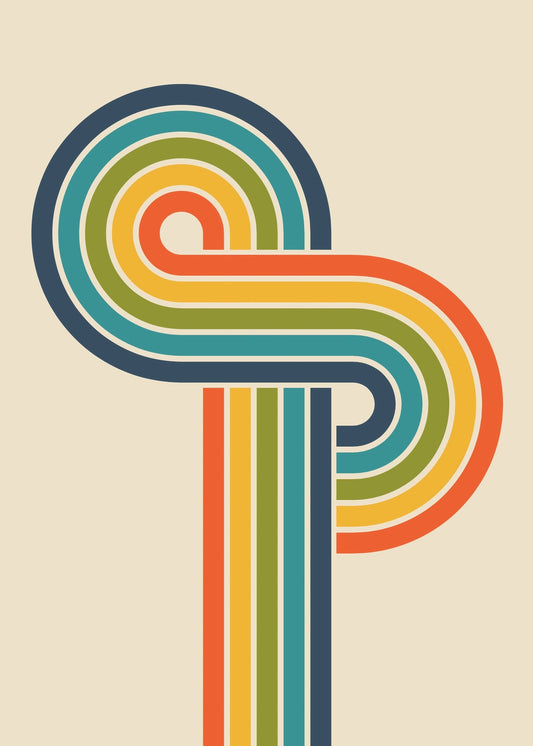 Vintage Stripes Poster No.8