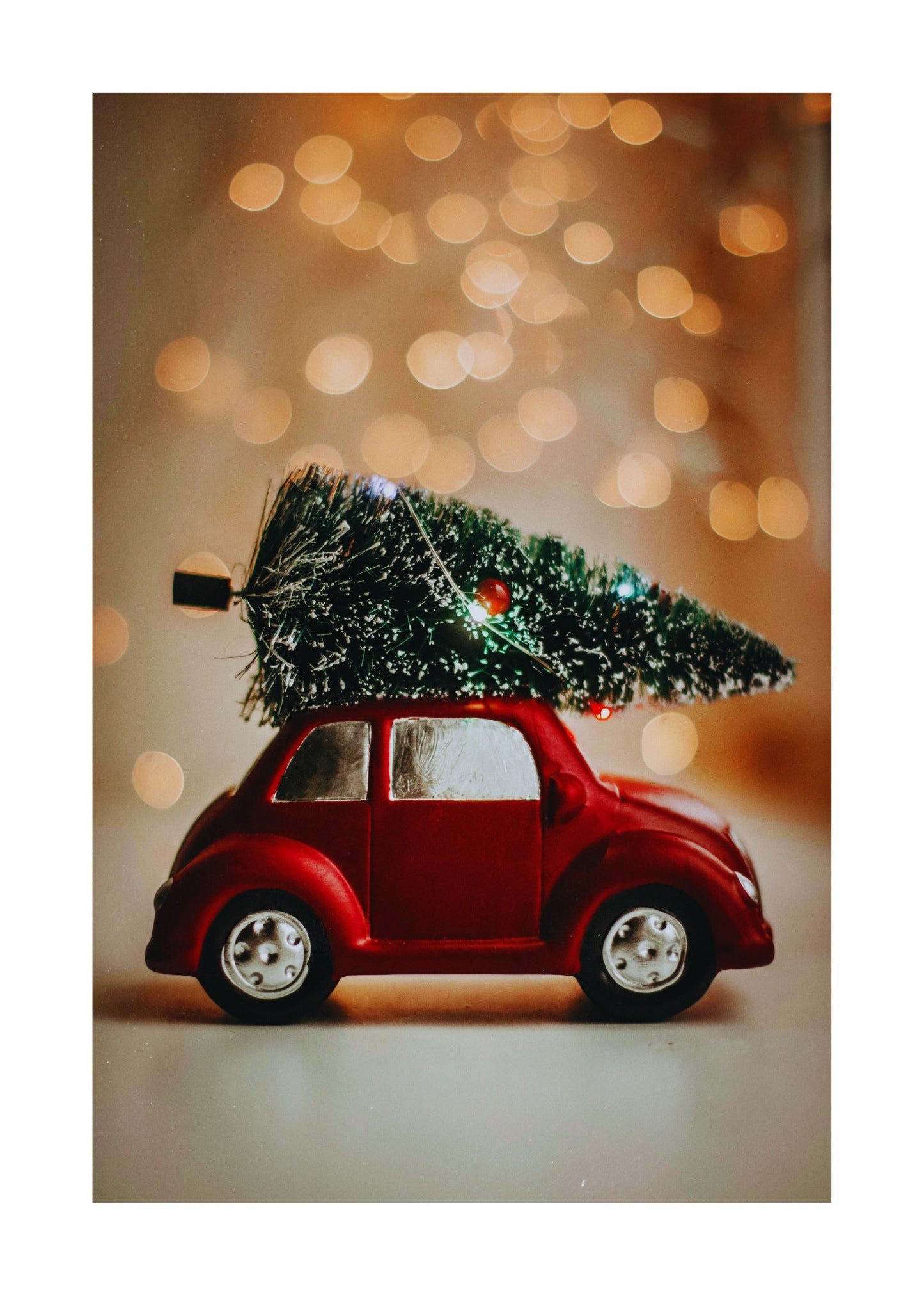 Christmas Car Poster