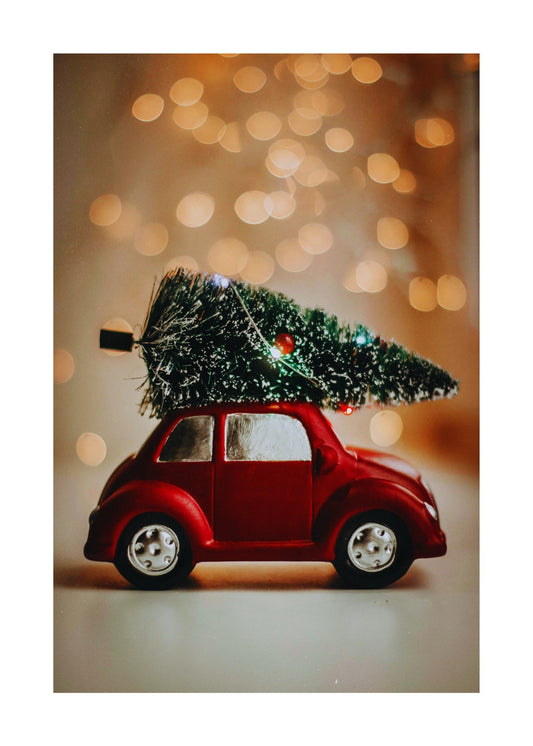 Christmas Car Poster