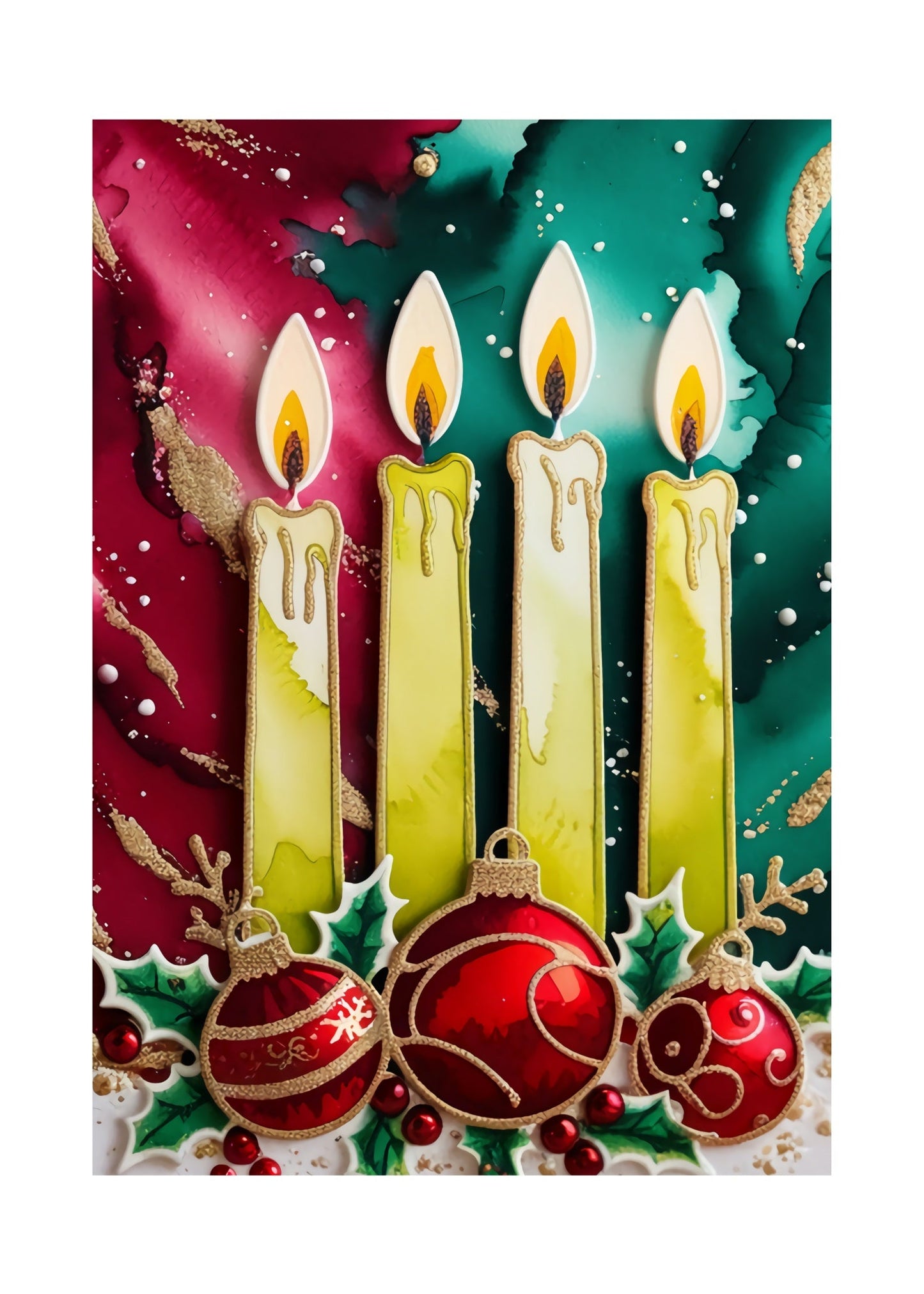 Christmas Glow Poster No. 3