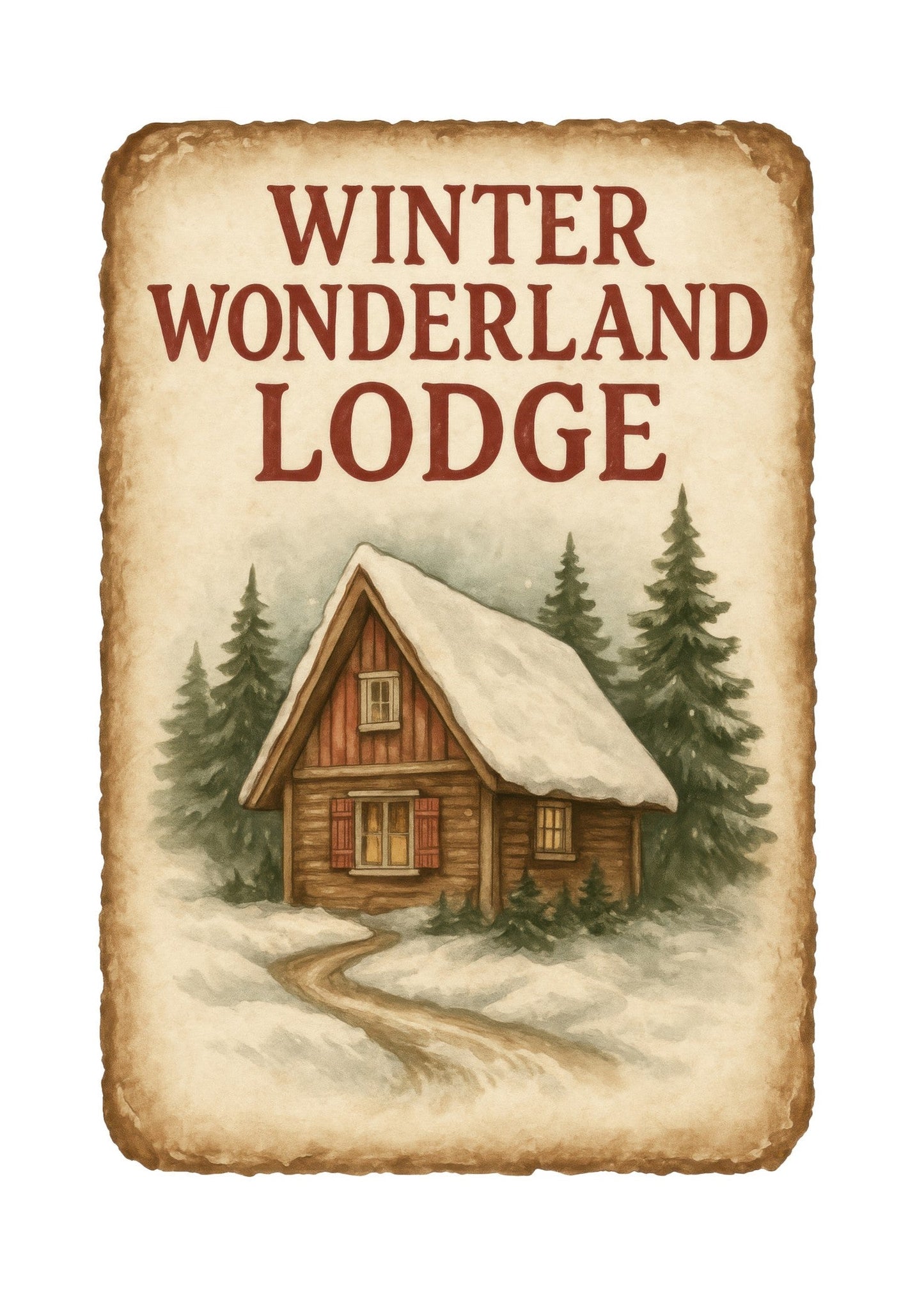 Vintage Christmas Poster No. 1