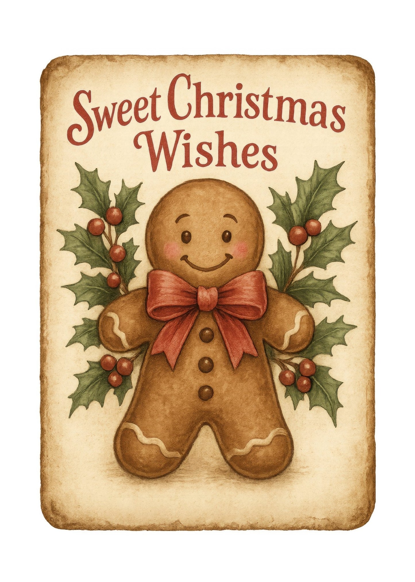 Vintage Christmas Poster No. 3