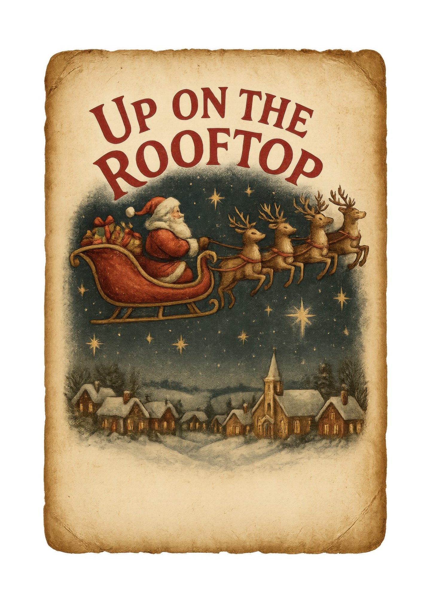 Vintage Christmas Poster No. 6