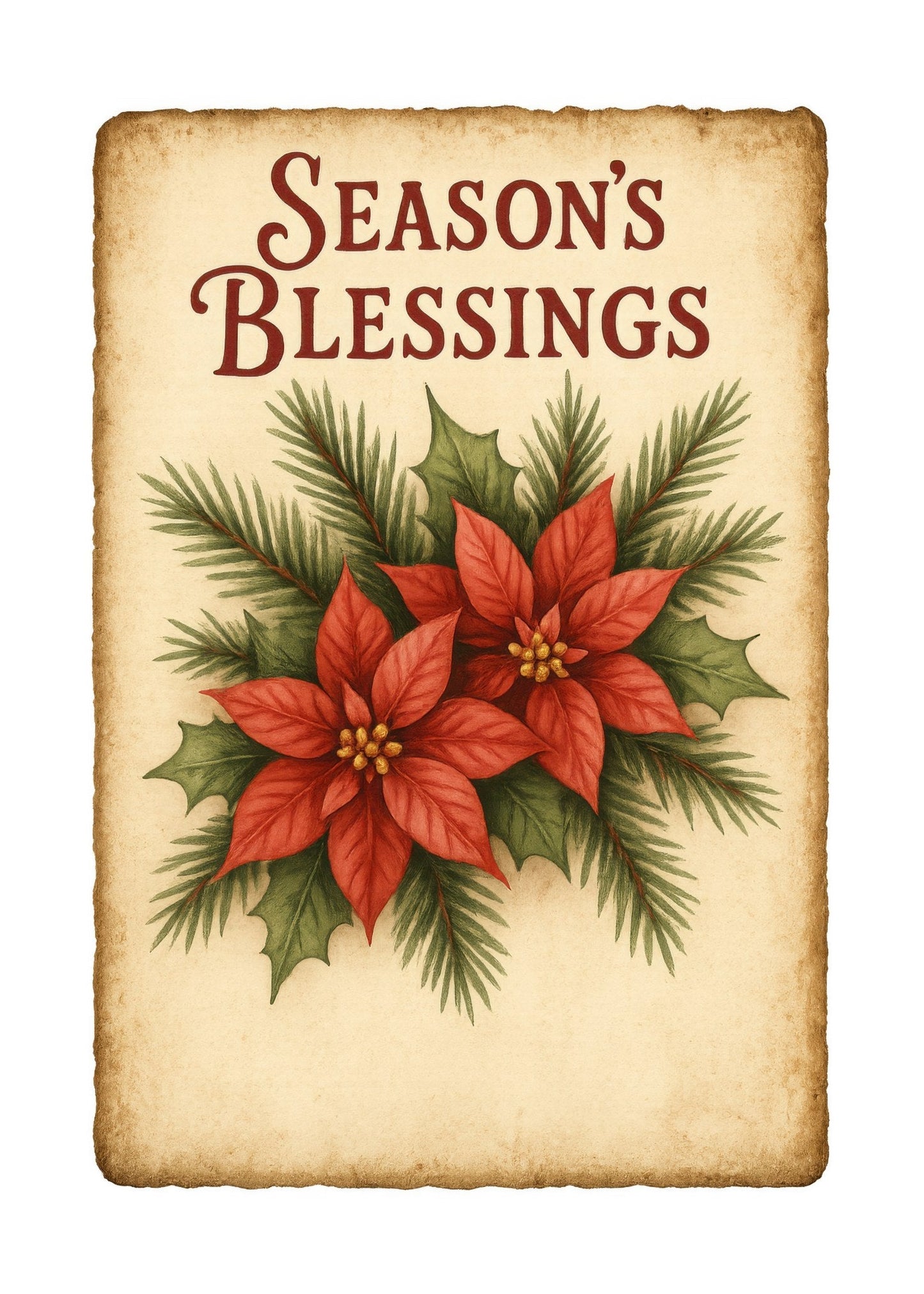 Vintage Christmas Poster No. 11