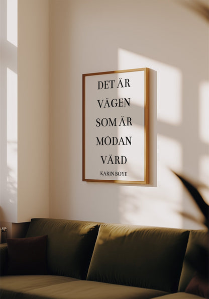 Det Är Vägen Poster
