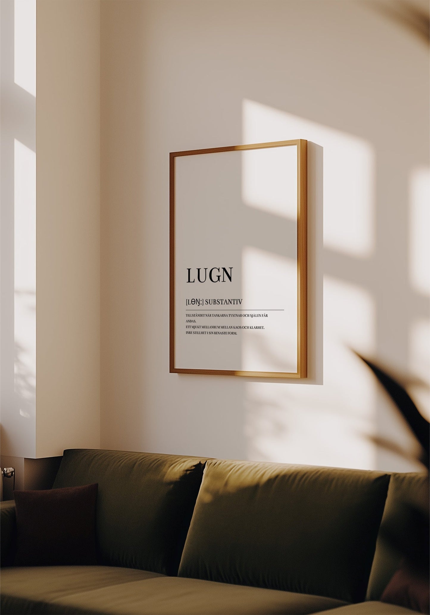 Lugn Poster