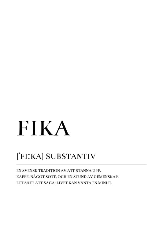 Fika Poster
