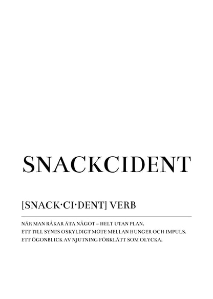 Snackcident poster