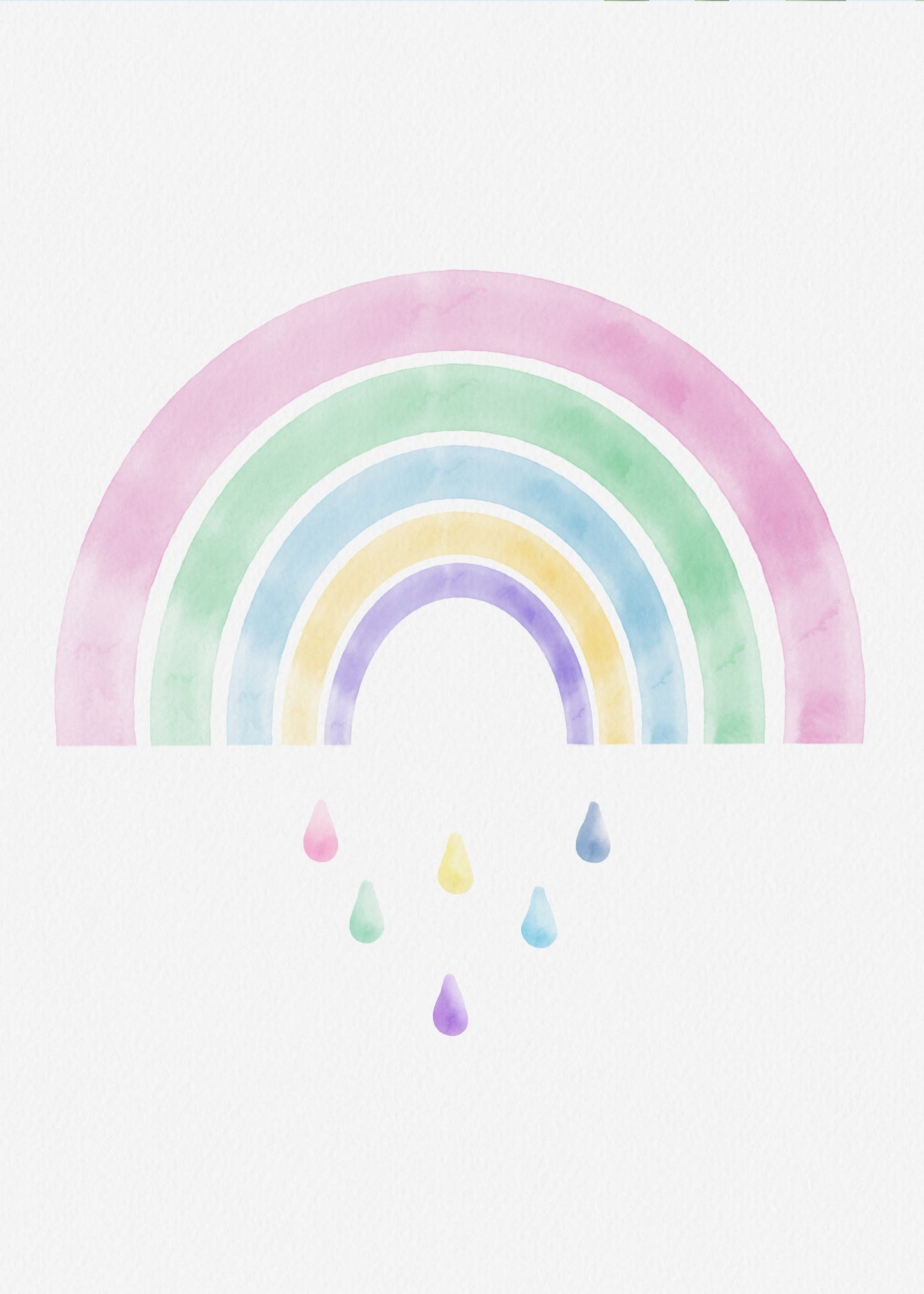 Playful Friends – Rainbow Drops Poster