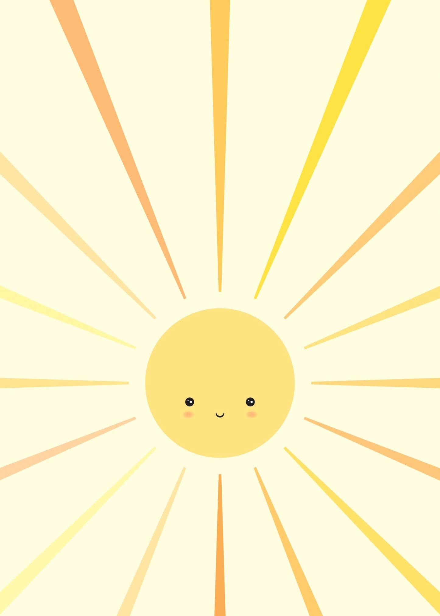 Playful Friends - Sun Rays Poster