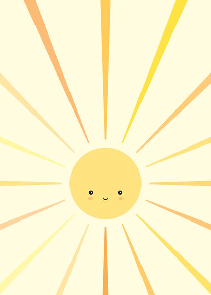 Playful Friends - Sun Rays Poster