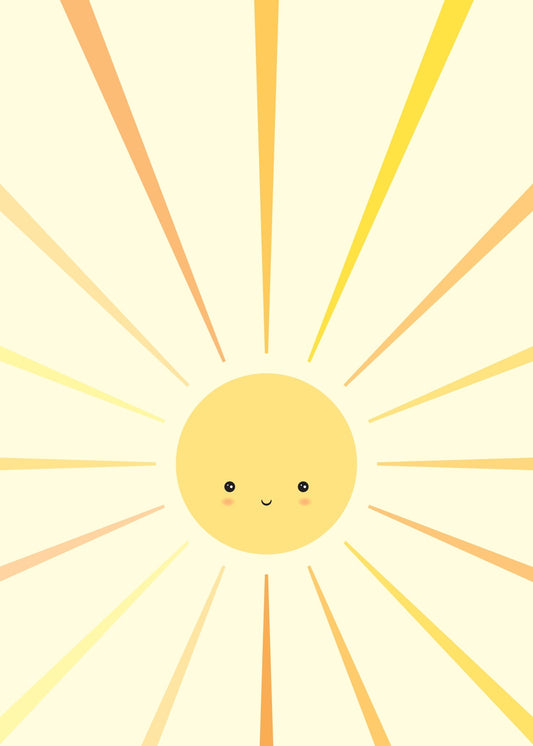 Playful Friends - Sun Rays Poster
