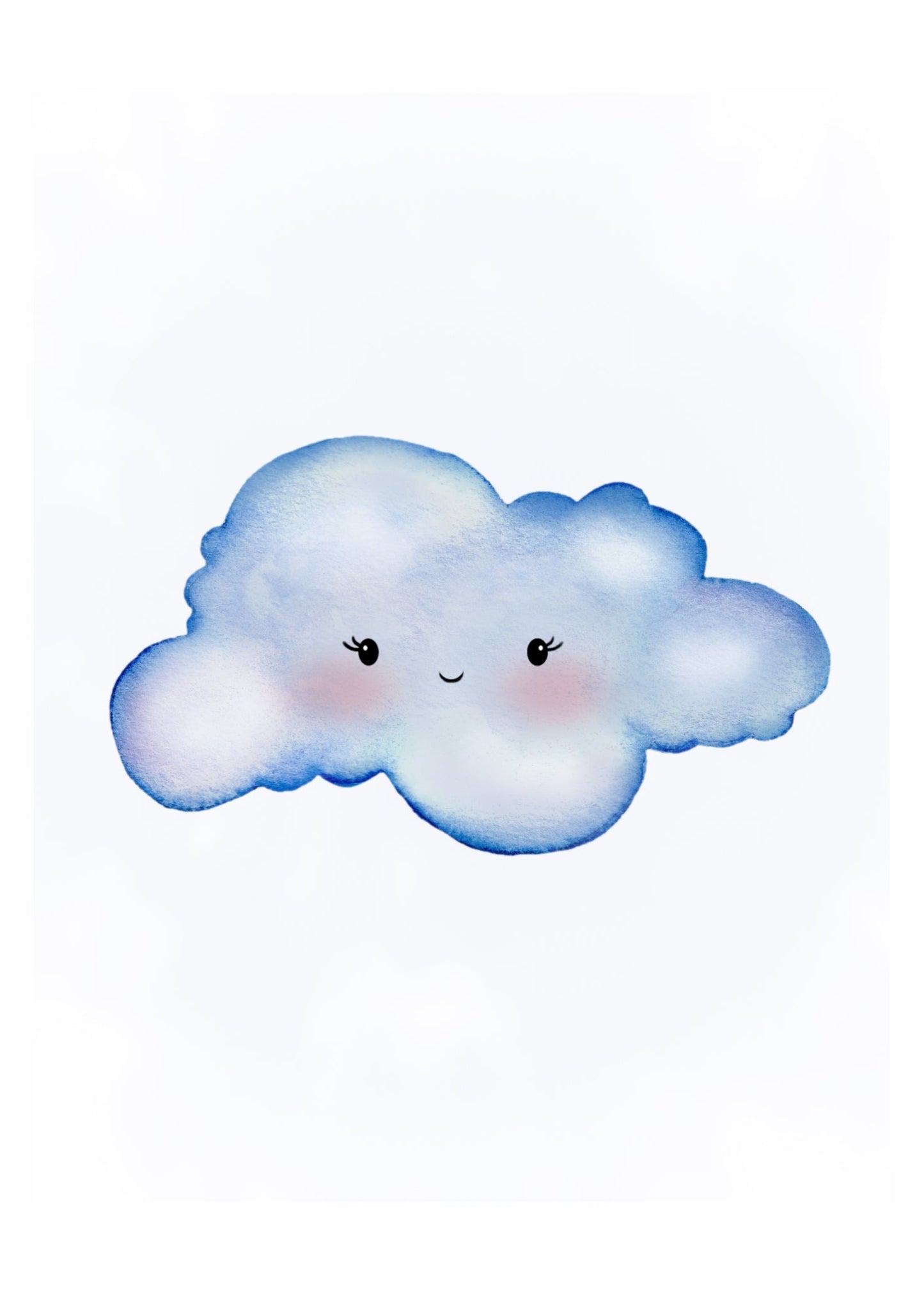 Playful Friends - Smiling Cloud Poster