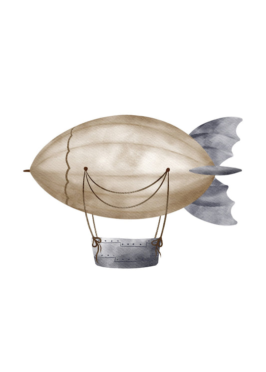 Adventure Dreams – Classic Airship Poster