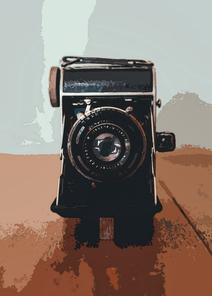 Vintage Camera Poster